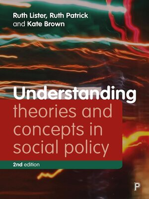 cover image of Understanding Theories and Concepts in Social Policy